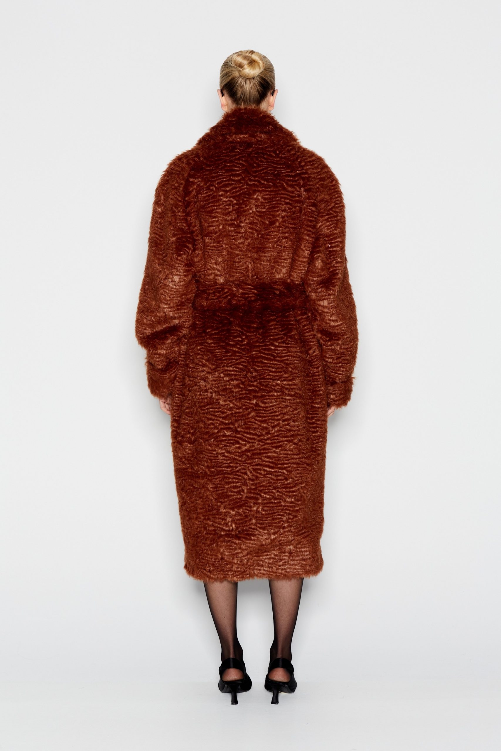 登坂広臣着 Casablanca SHEARLING ローブ コートブラウン L 【公式通販】