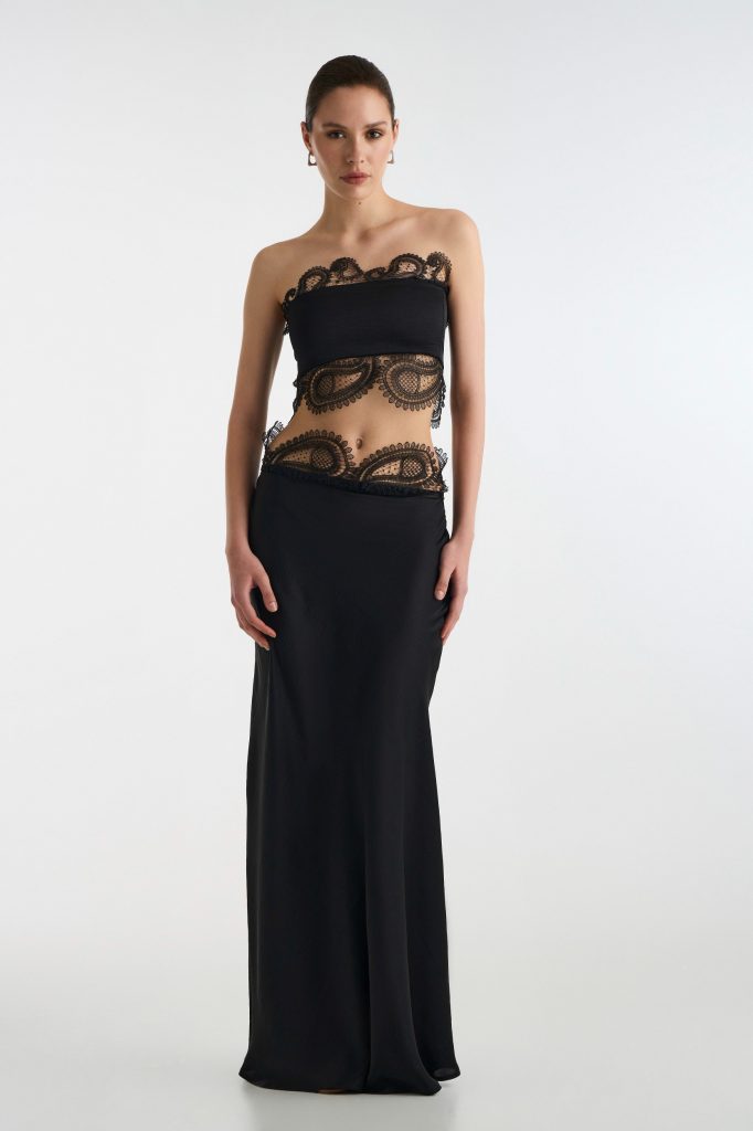 【極美品】 AMERI MODUALL LACE SKIRT セール】MODUALL LACE SKIRT（スカート）｜Ameri（アメリ）の