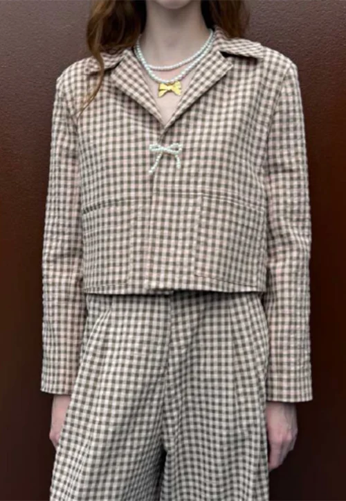 Milkwhite Ruffled Pearl Top